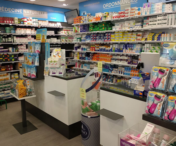 Espace comptoir pharmacie