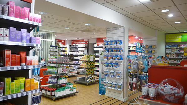 Espace intérieur pharmacie