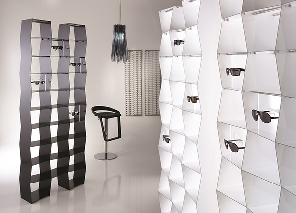 Mobilier optique vitrine