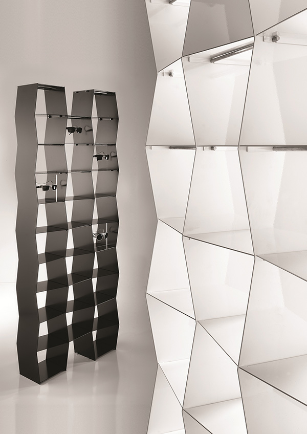 Mobilier optique vitrine