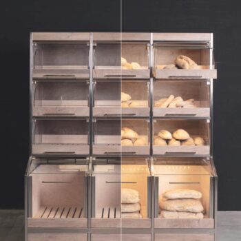 Mobilier libre service boulangerie