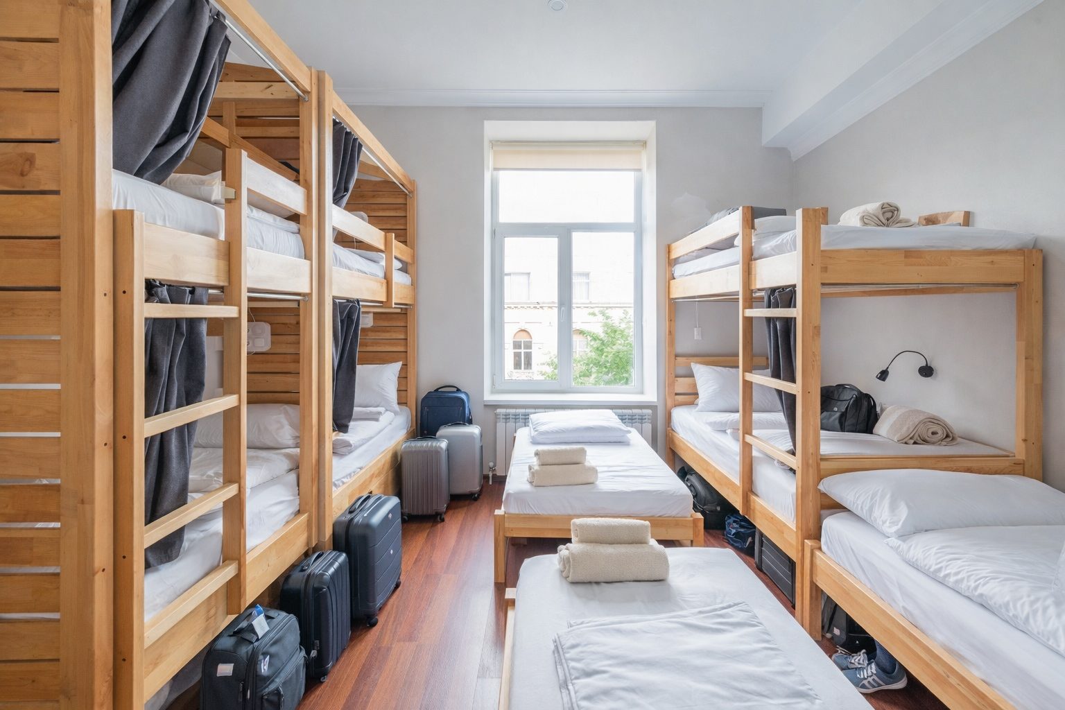 chambre dortoir optimisation espace lits superposes mobilier collectif gain de place amenagement chambre multiple